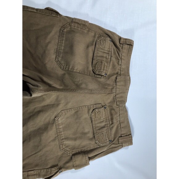 Duluth Trading Carpenter Pants 38x30 Cargo Relaxed Canvas Work Wear - Picture 7 of 9